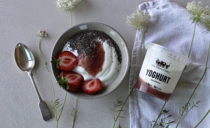 FenFarmDairy - Yoghurt Banner Strawberry