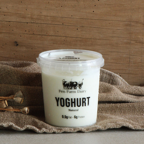 400g of our handmade farmhouse thick skyr yoghurt. Virtually fat free, made with skimmed milk and naturally loaded with protein.